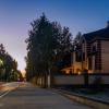 Ухта, Коми. Рассвет на улице Чибъюская. Получила название от протекающей в парке реки Чибъю :: Николай Зиновьев