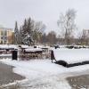 Площадь Буревестника после снегопада :: Александр Синдерёв