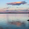 Вечернее облако купается в воде :: Галина Ильясова