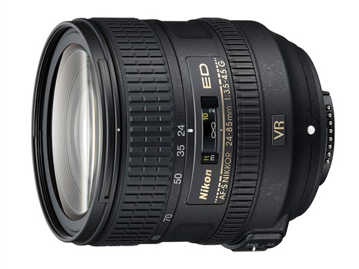 Nikon  анонсировал AF-S Nikkor 24-85mm F3.5-4.5G ED VR – недорогой объектив для полного формата