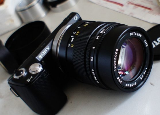 Mitakon 35 mm f/0.95 для Sony NEX