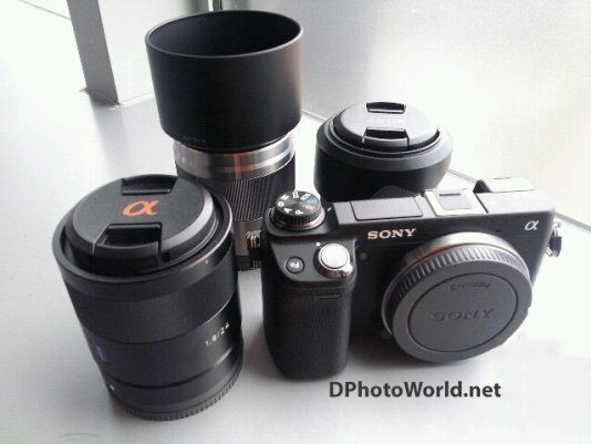 Первое реальное фото Sony NEX-6