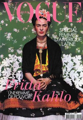 fashion - Бесподобная Фрида Кало на обложке французского Vogue