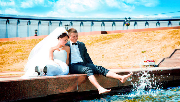 свадебная прогулка,Поклонная гора