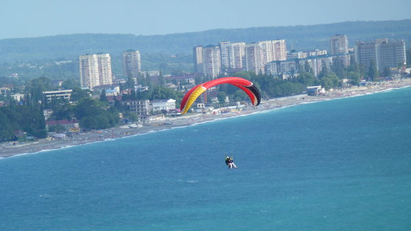 Полет на параплане