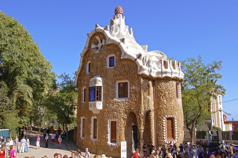 Барселона, Парк Гуэль-пряничные домики! - №7 Барселона, Парк Гуэль-пряничные домики! - №7