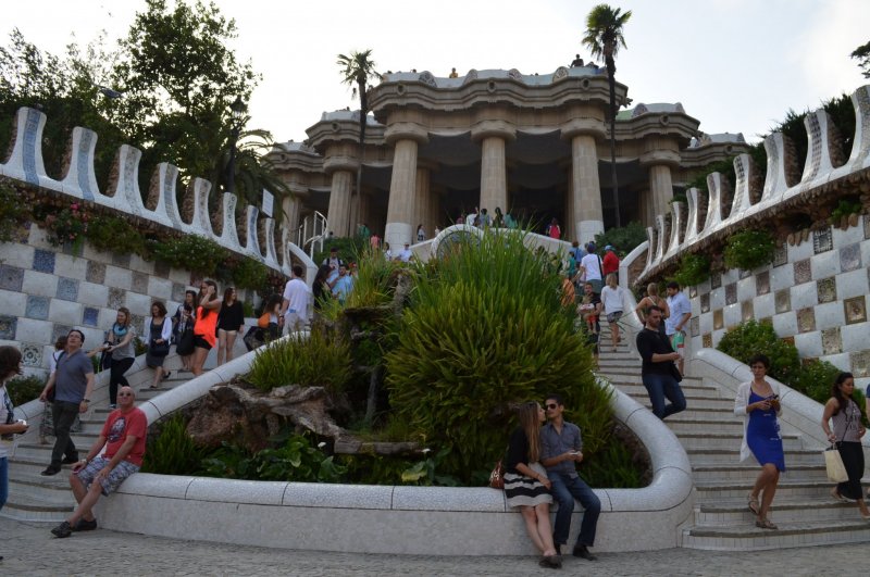 Барселона, Парк Гуэль-пряничные домики! - №11 Барселона, Парк Гуэль-пряничные домики! - №11