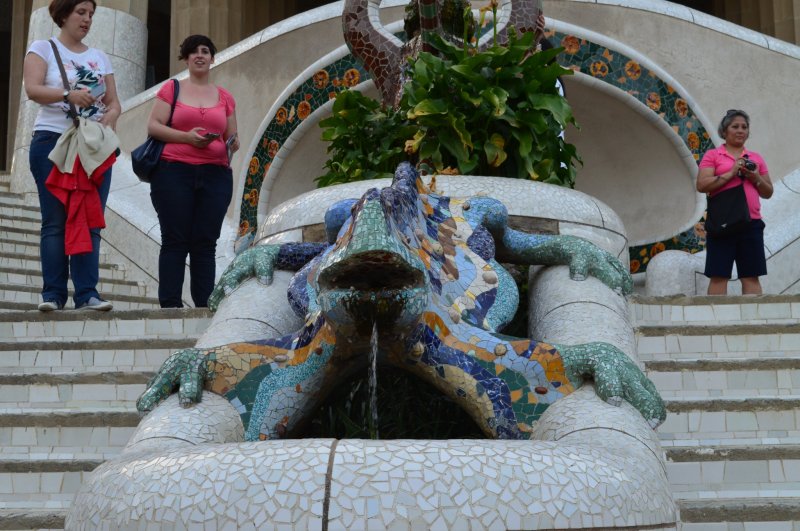 Барселона, Парк Гуэль-пряничные домики! - №23 Барселона, Парк Гуэль-пряничные домики! - №23