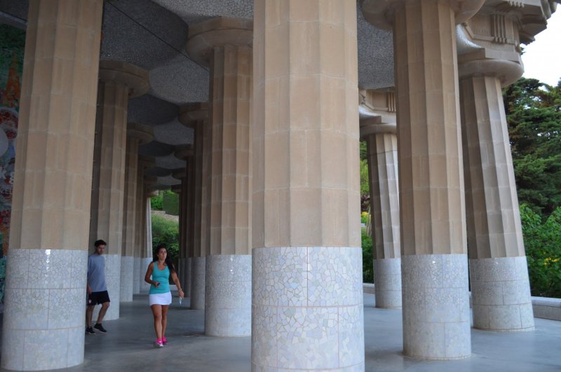 Барселона, Парк Гуэль-пряничные домики! - №35 Барселона, Парк Гуэль-пряничные домики! - №35