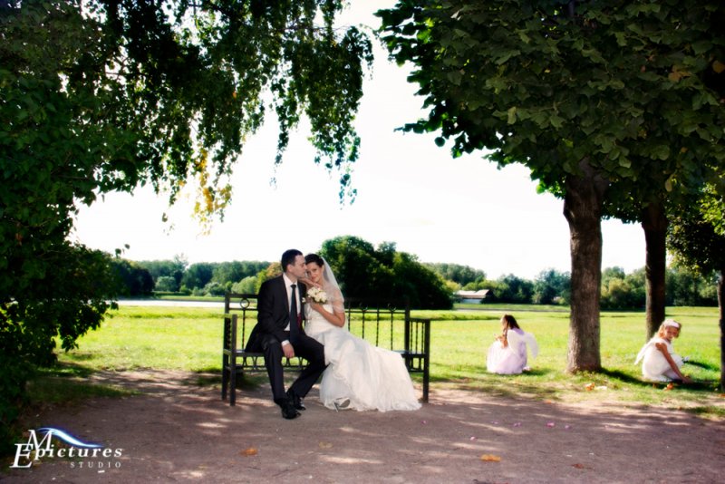 жених невеста и ангелочки жених невеста и ангелочки