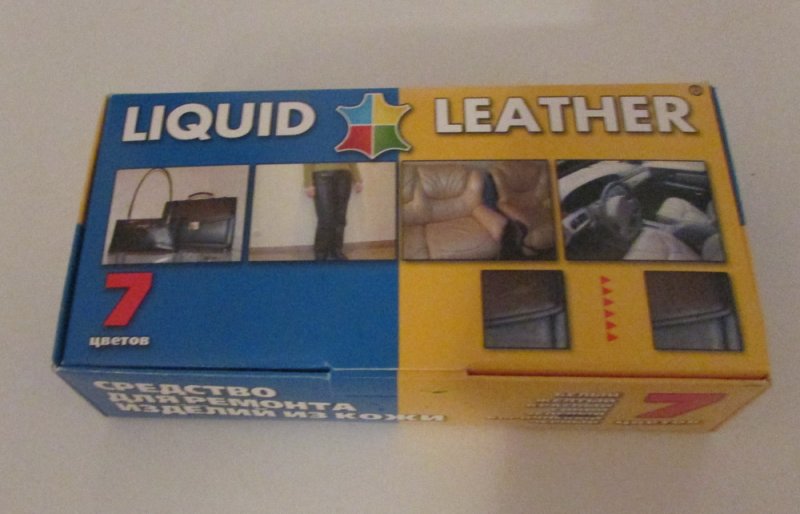 Набор клей Жидкая Кожа Liquid leather реставратор для ремонта кожаных изделий, обуви и сидений