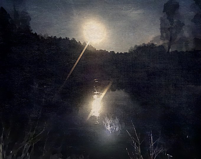 Луна в реке Луна в реке