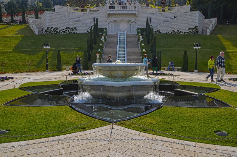 Израиль Хайфа 2014г Всемирный Центр Бахаи Фрагмент  Камера: NIKON D5100