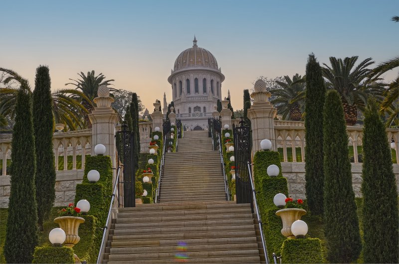 Израиль Хайфа 2014г Всемирный Центр Бахаи Фрагмент  Камера: NIKON D5100