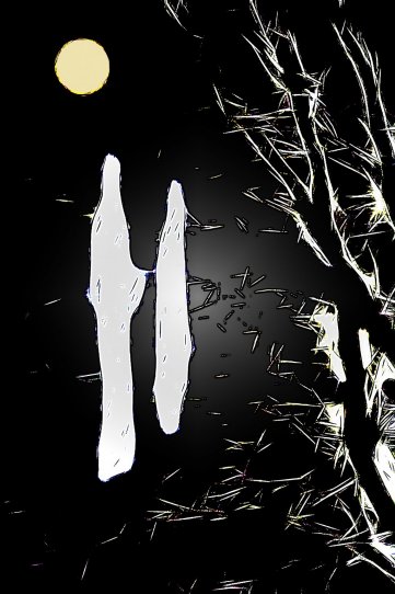 Два привиденья. Иллюстрация к стихотворению Поля Верлена. 2025 Два привиденья. Иллюстрация к стихотворению Поля Верлена. 2025