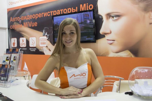 Девушки выставки