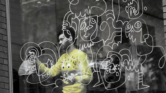The Hoxton Window Project: Jon Burgerman 