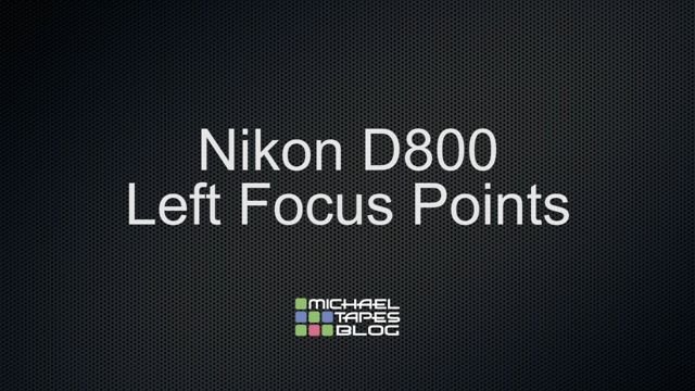 Проблема с точками фокусировки у Nikon D800